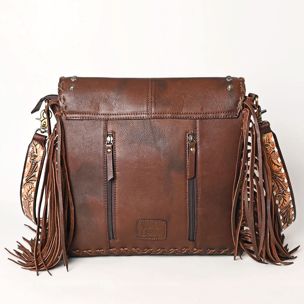 American Darling Saddle Blanket Genuine Leather Women Bag Western Handbag Purse