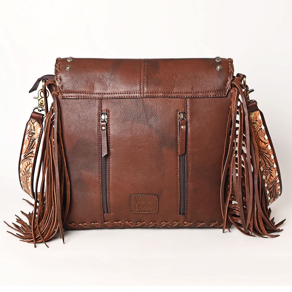 American Darling Saddle Blanket Genuine Leather Women Bag Western Handbag Purse