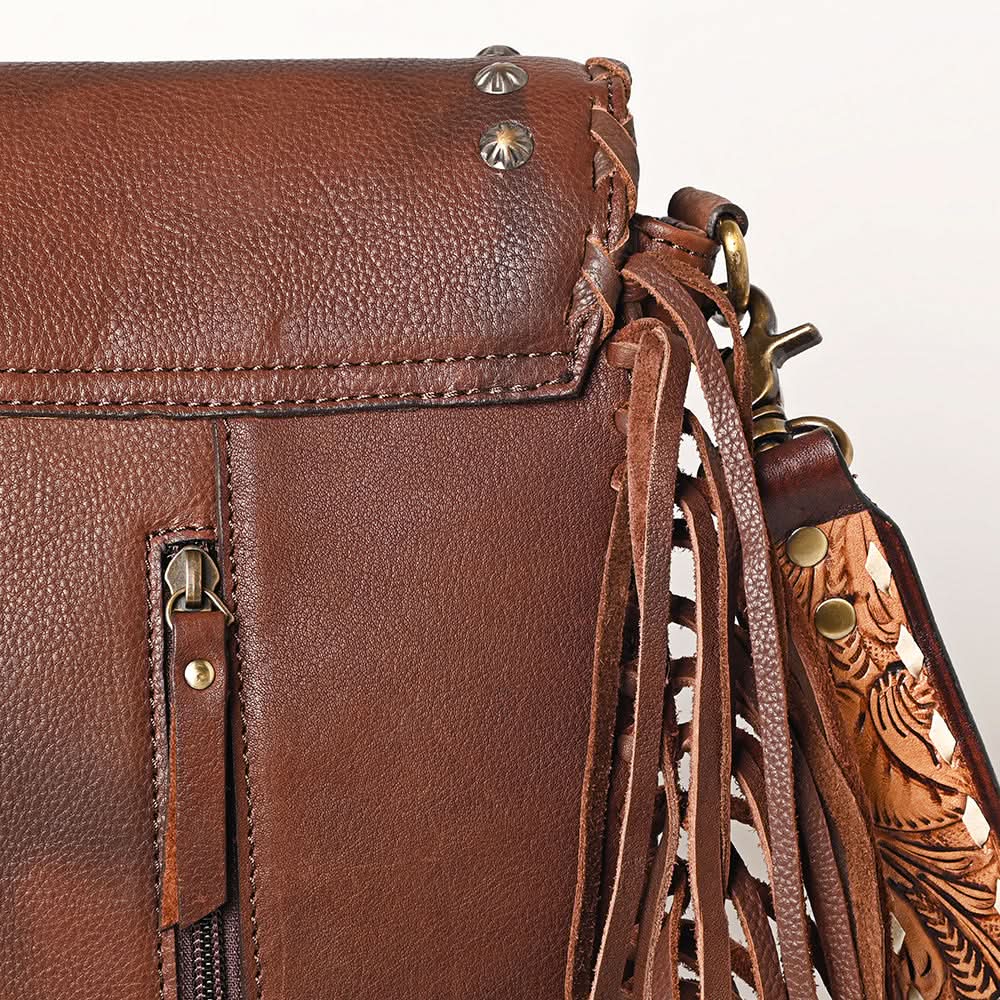 American Darling Saddle Blanket Genuine Leather Women Bag Western Handbag Purse