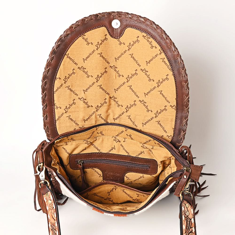 American Darling Saddle Blanket Genuine Leather Women Bag Western Handbag Purse