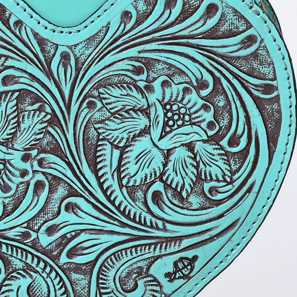 American Darling Crossbody  Hand Tooled Genuine Leather women bag western handbag purse