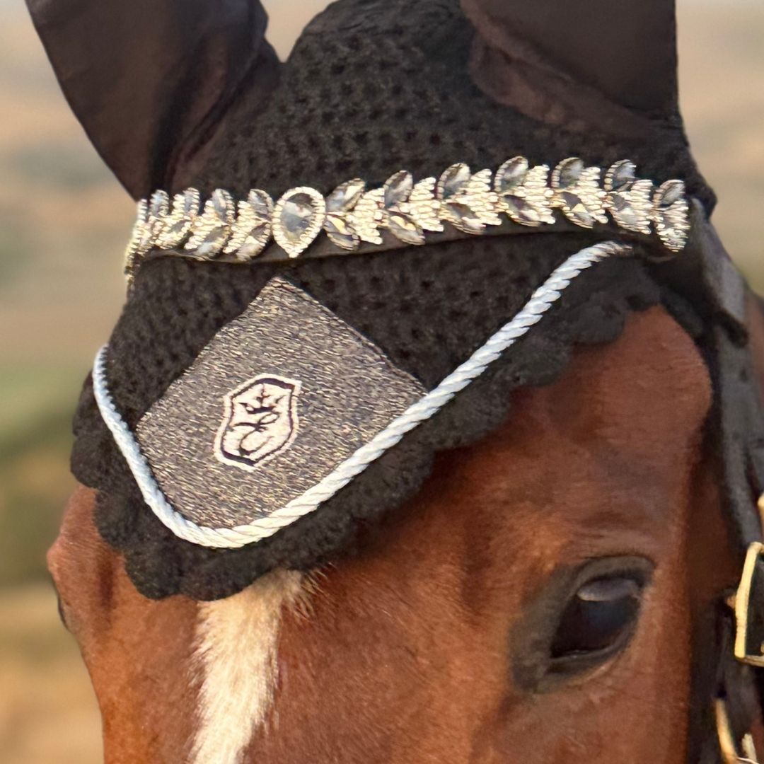 Midnight Black Saddle Pad Set