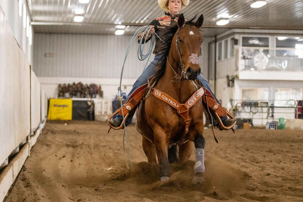 EquiBreathe™ Equine Nasal Patch - Tooled Leather