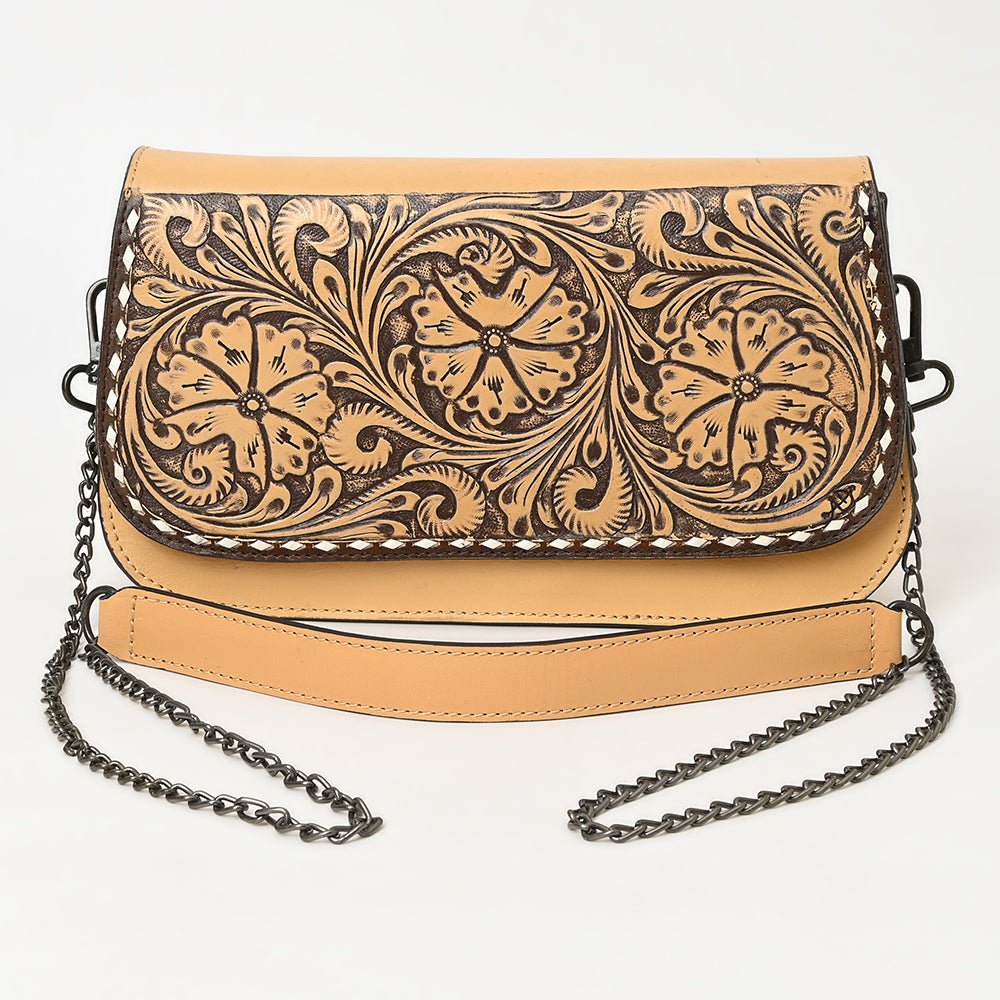 American Darling Adbgz831 Small Crossbody Hand Tooled Genuine Leather Women Bag Western Handbag Purse