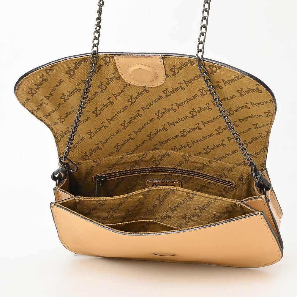 American Darling Adbgz831 Small Crossbody Hand Tooled Genuine Leather Women Bag Western Handbag Purse