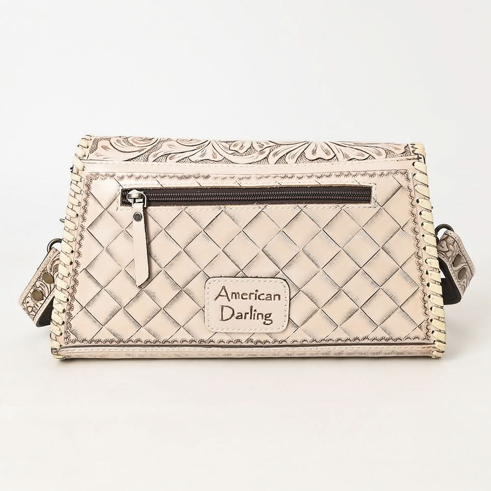 American Darling Wallet Hand Tooled Genuine Leather women bag western handbag purse