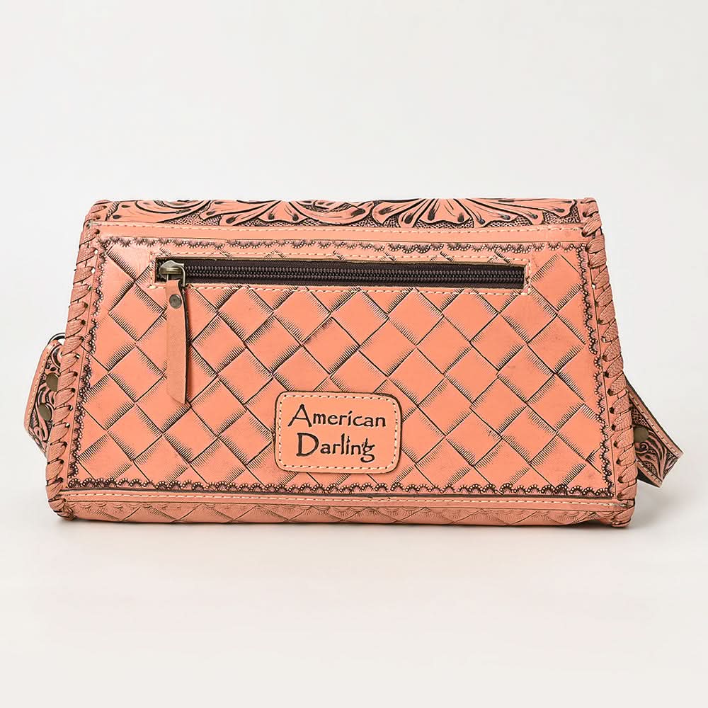 American Darling Wallet Hand Tooled Genuine Leather women bag western handbag purse