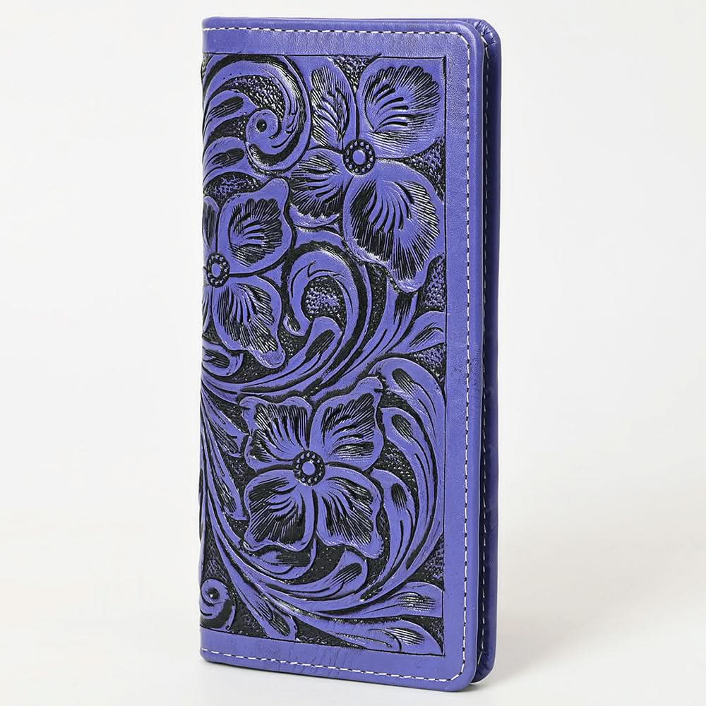 American Darling Wallet Hand Tooled Genuine Leather Women Bag Western Handbag Purse