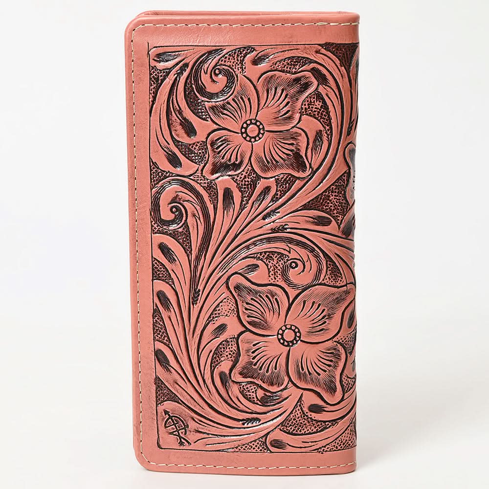 American Darling Wallet Hand Tooled Genuine Leather Women Bag Western Handbag Purse