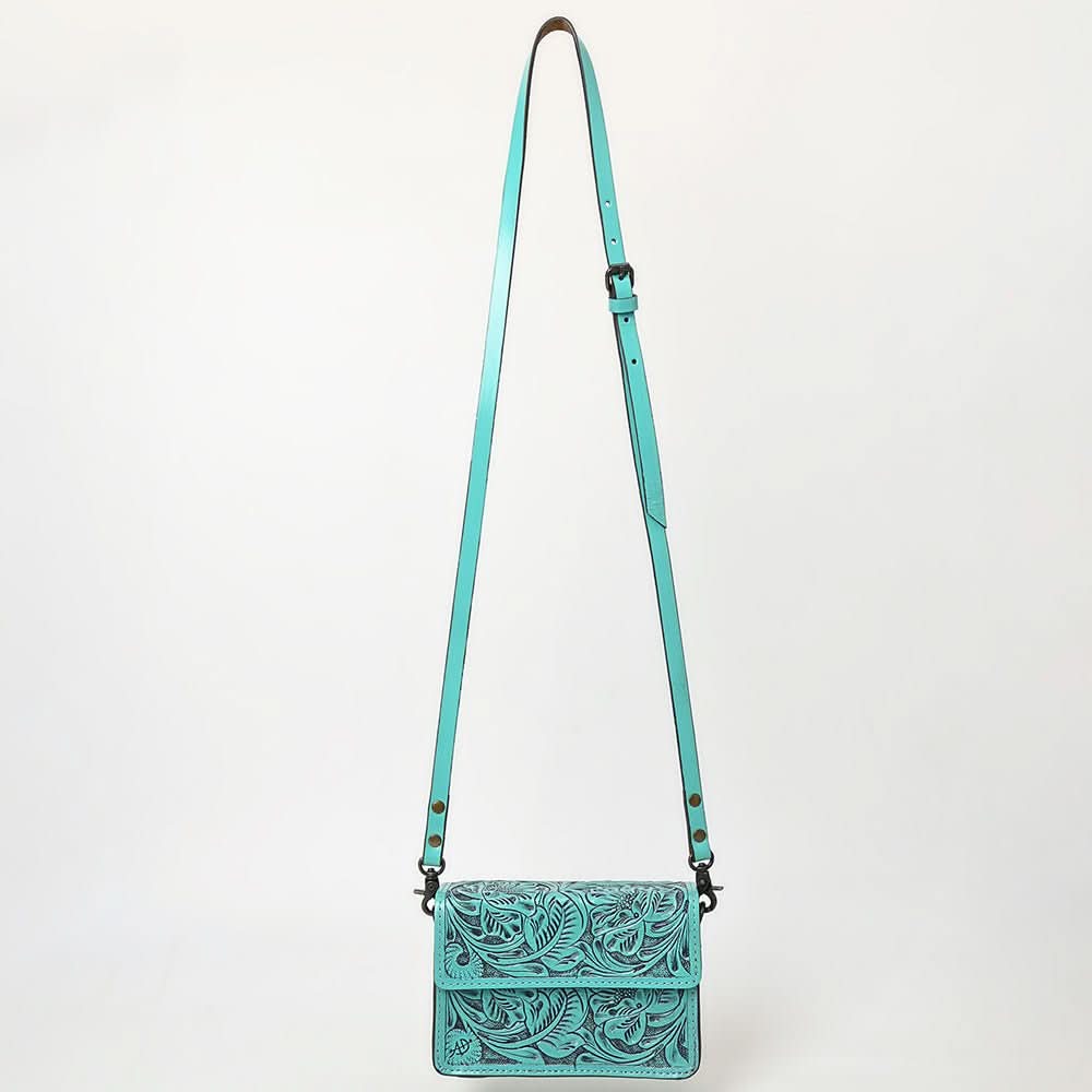 American Darling Small Crossbody Hand Tooled Genuine Leather Women Bag Western Handbag Purse