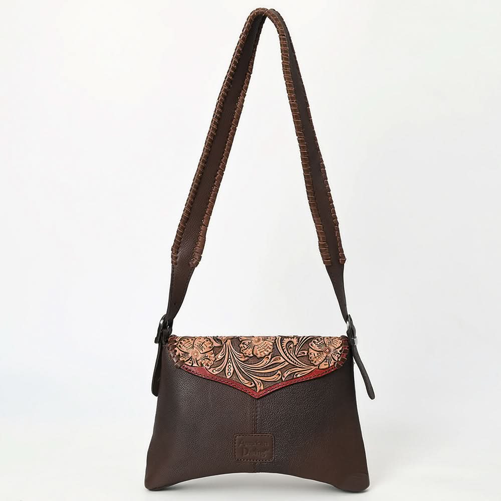 American Darling Cross Body I Hand Tooled Hair-On Genuine Leather Women Bag Western Handbag Purse |
