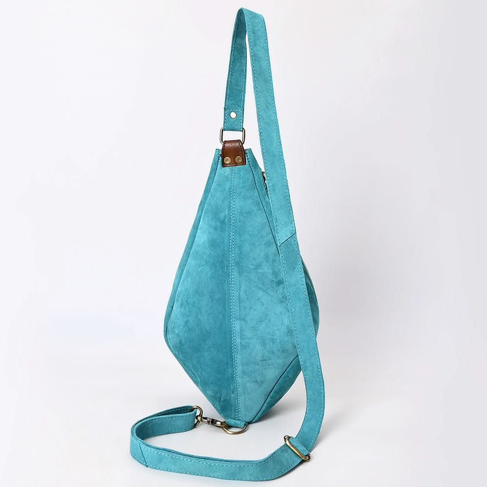 American Darling Sling Beautifully Hand Tooled Genuine Leather women bag western handbag purse