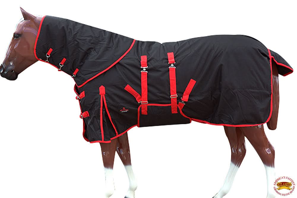 Hilason 1200D Turnout Winter Horse Neck Cover Belly Wrap Blanket