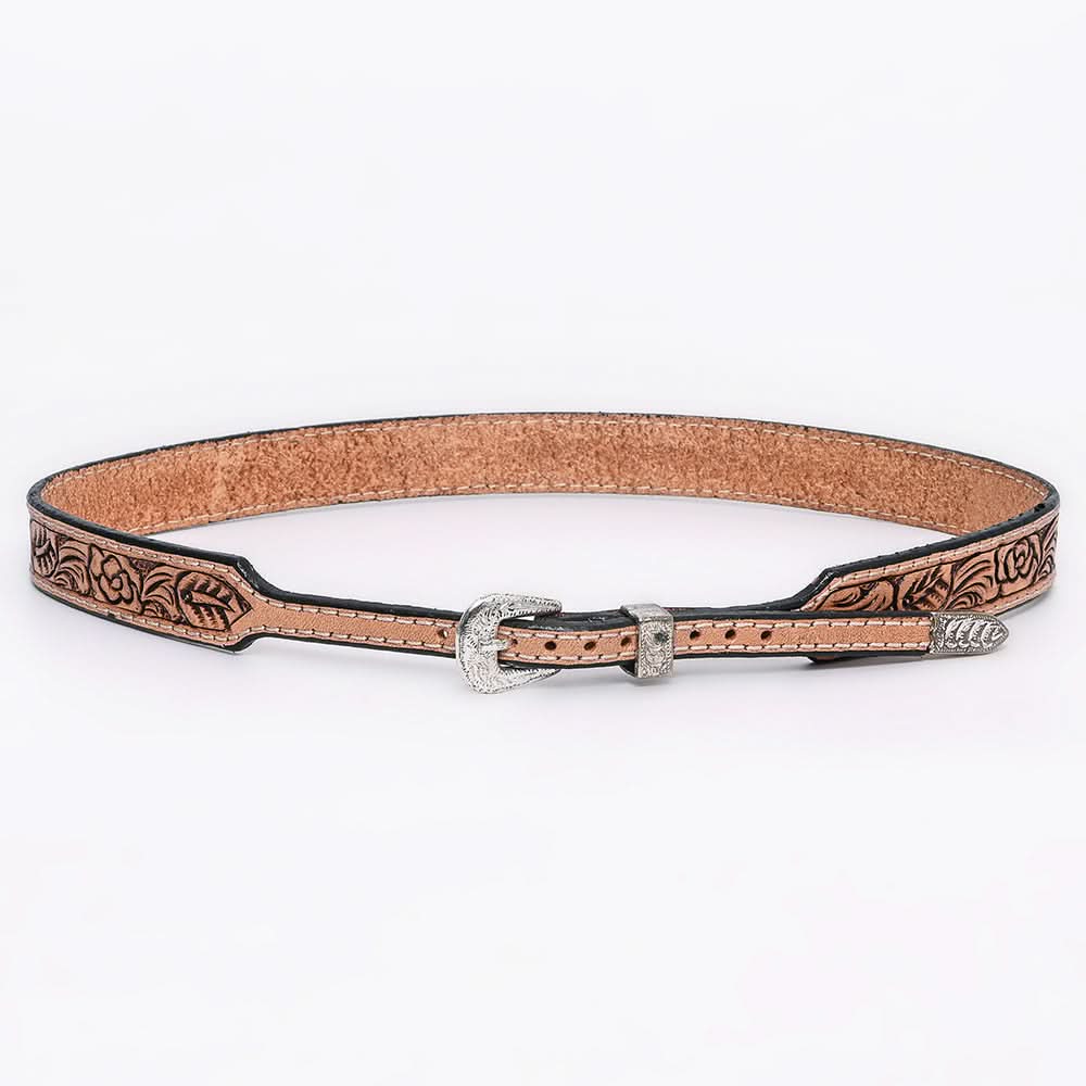 American Darling Hand tooled Hatband Genuine American Leather Western Adjustable Unisex