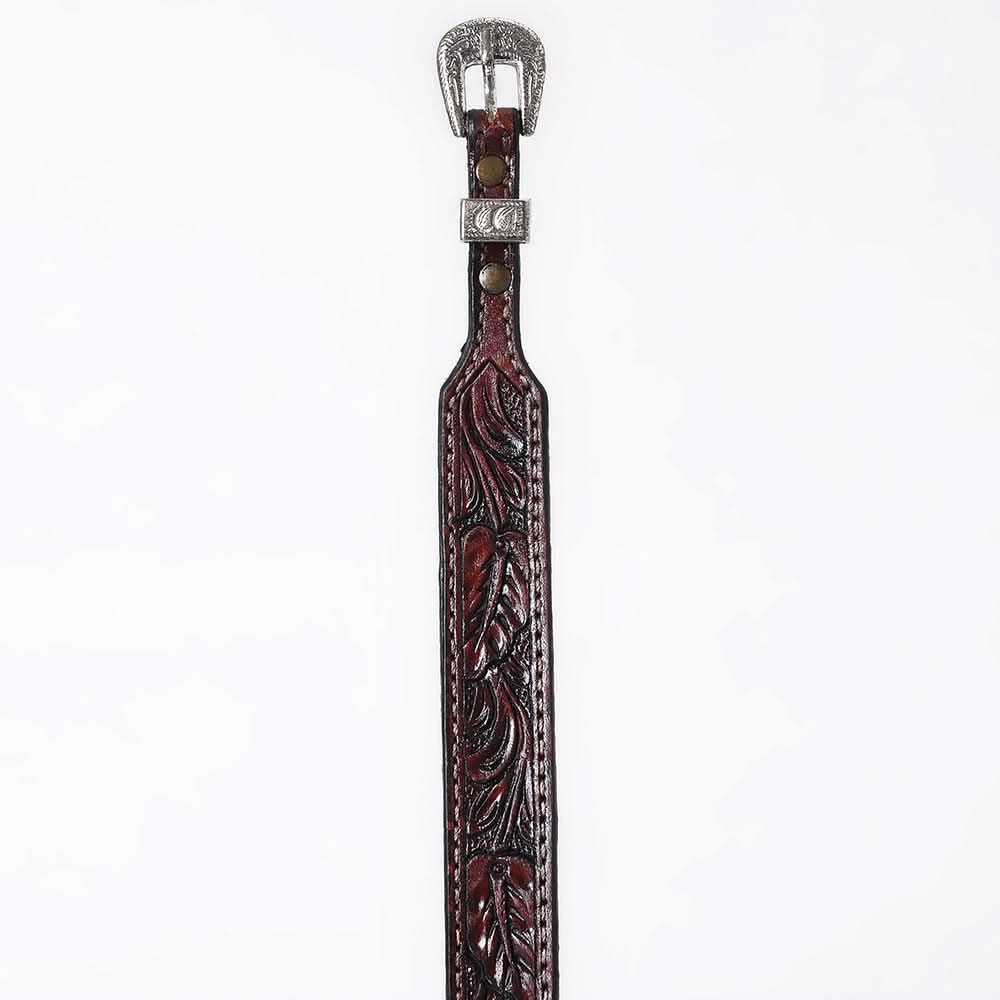 American Darling Hand tooled Hatband Genuine American Leather Western Adjustable Unisex