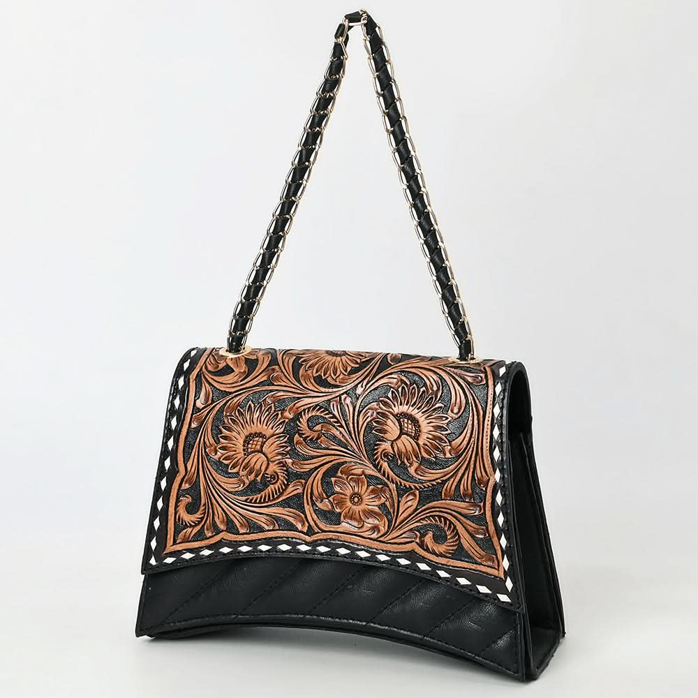 American Darling Crossbody Hand Tooled Genuine Leather Women Bag Western Handbag Purse