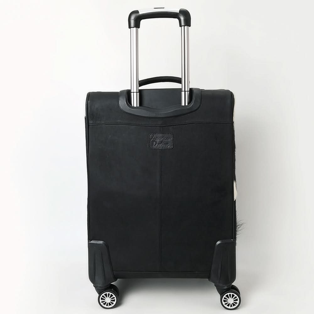 American Darling Travel Case Beautifully Hand Tooled Hair-On Genuine Leather women bag western handbag purse