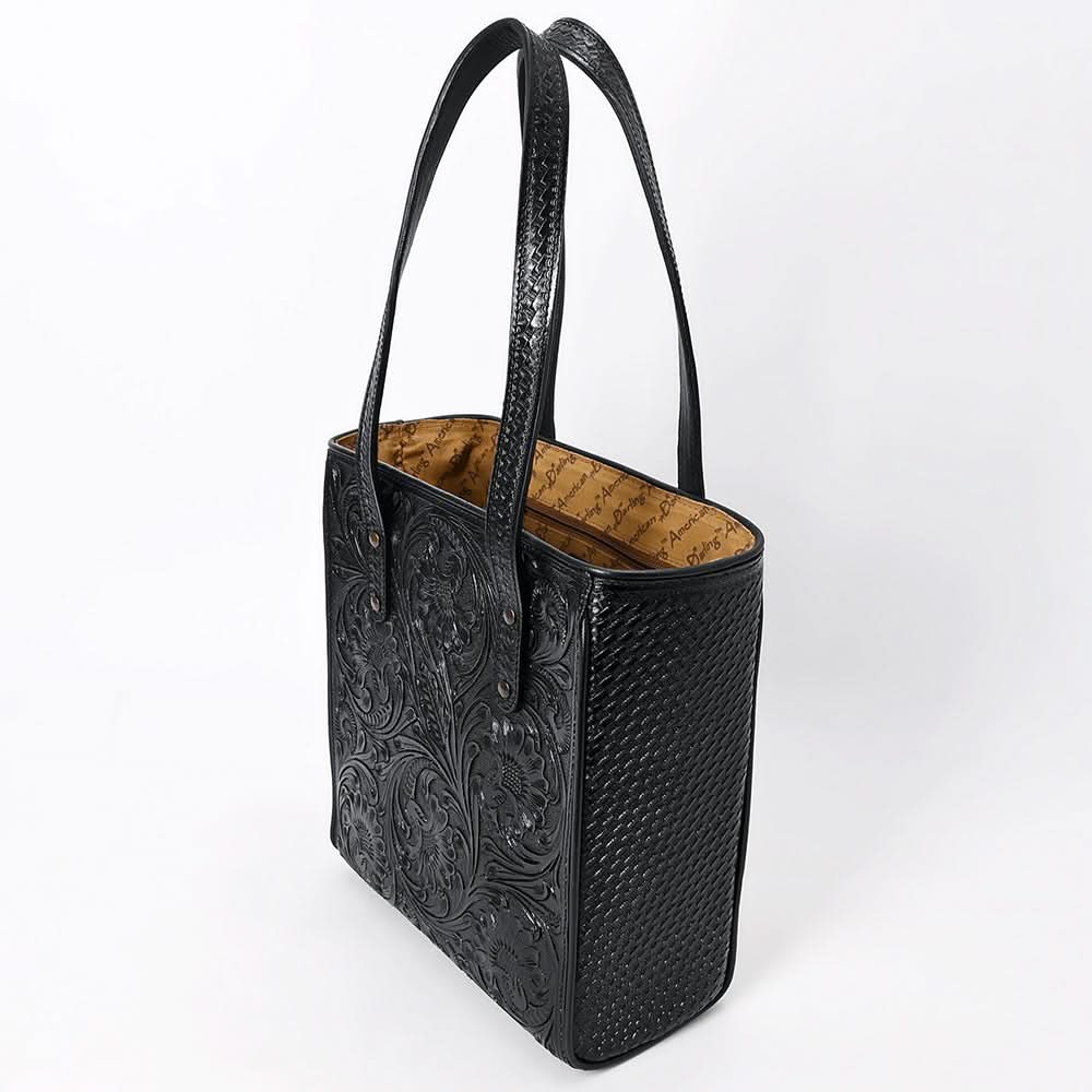 American Darling Tote Beautifully Hand Tooled Genuine Leather women bag western handbag purse