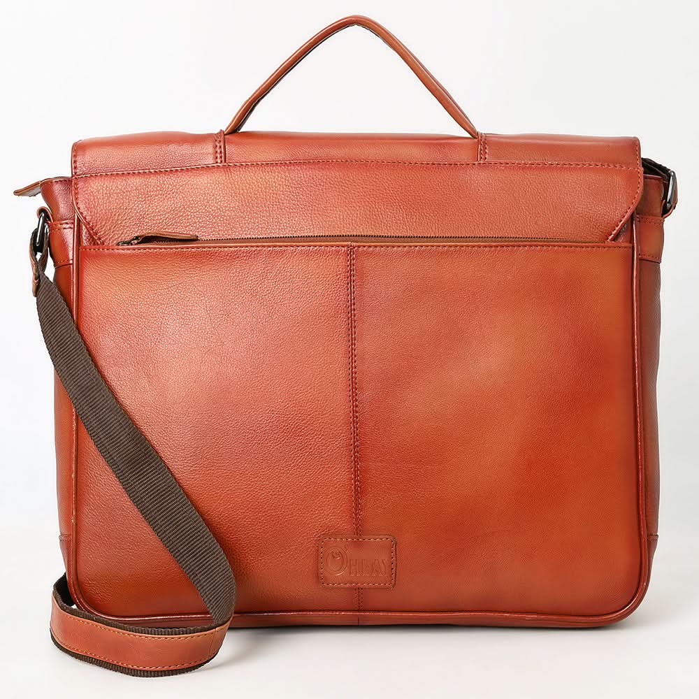 OHLAY Briefcase Genuine Leather women bag western Bag OHM118C