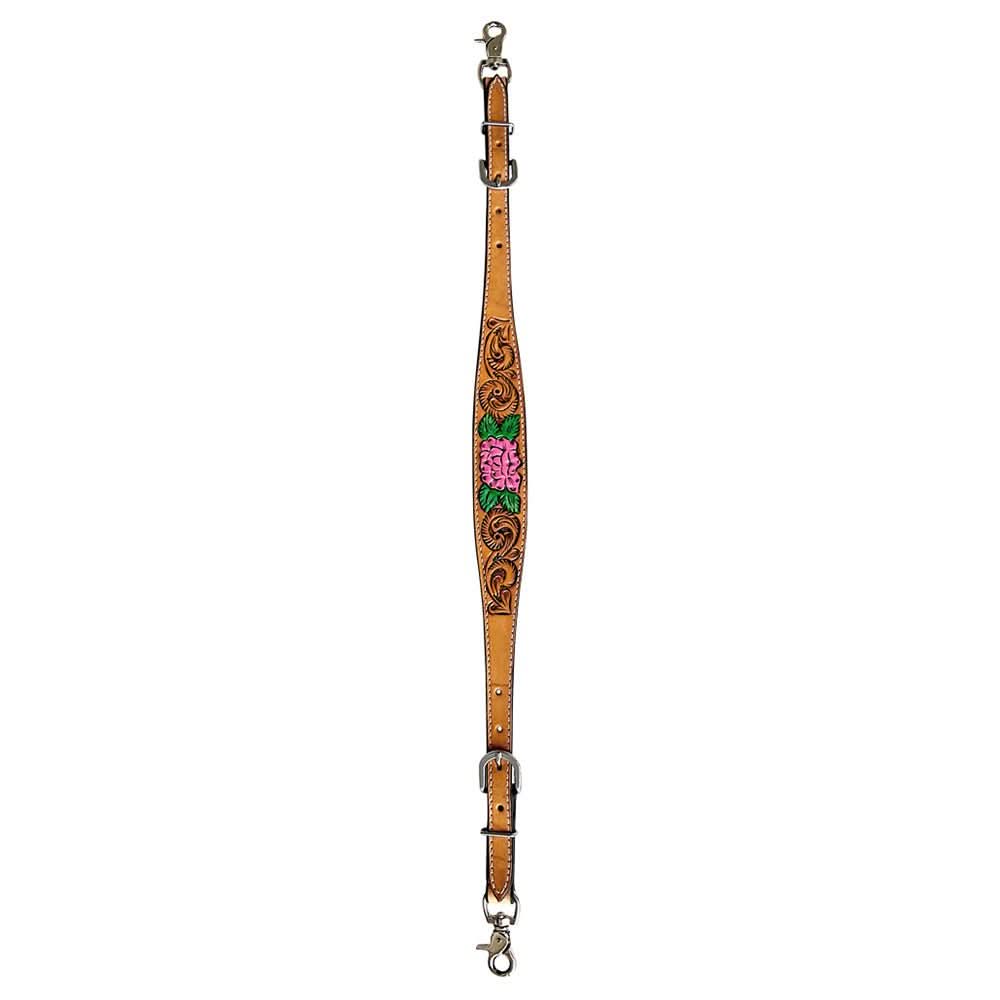 Bar H Equine Belle Unicorn Leather One Ear Headstall Tan