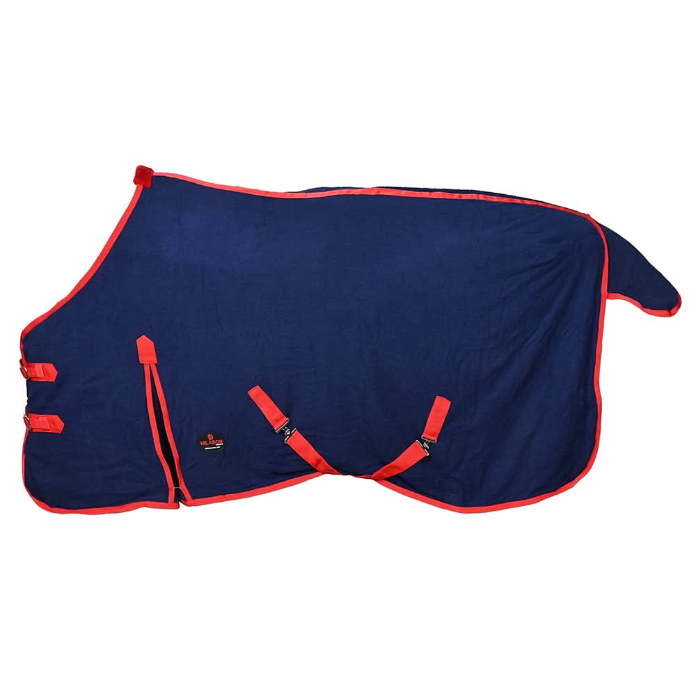 Western Equine Premium Cotton Towel Horse Blanket Navy Blue