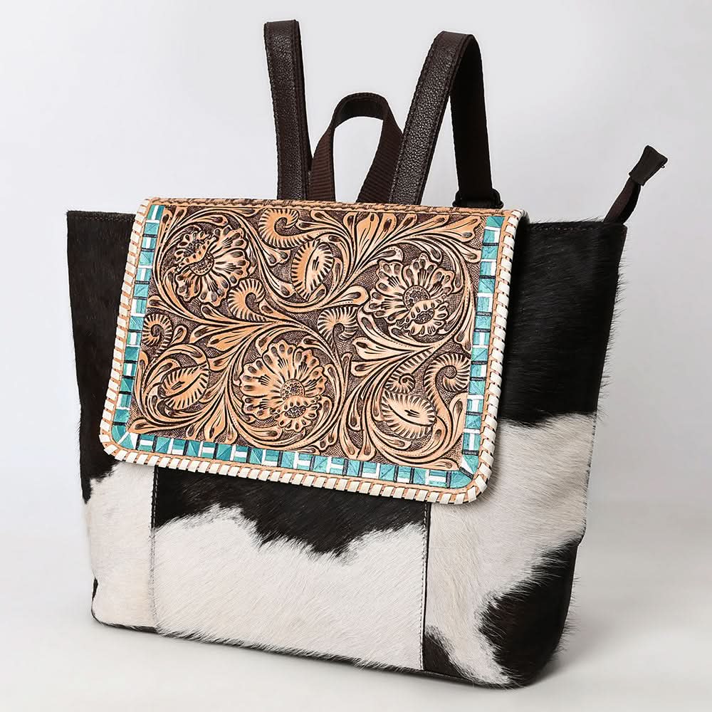 OHLAY Backpack Genuine Leather women bag western Bag SKBZ172