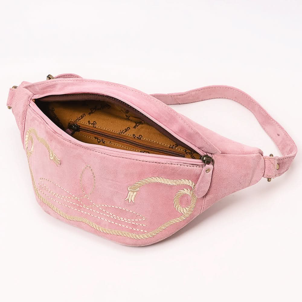 American Darling Suede Bag Genuine Leather Fanny Pack Bag