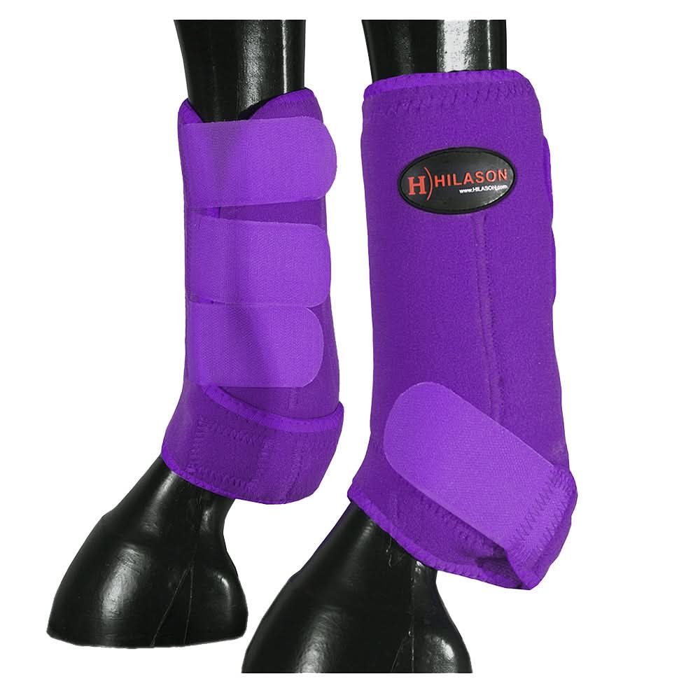 HILASON Horse Front Leg Neoprene Shock Absorbing Sport Boot Comfortable Fit
