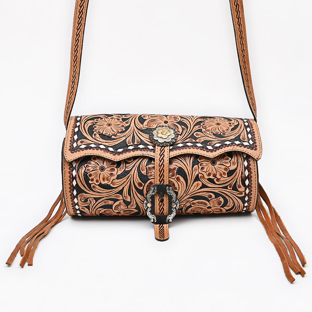 American Darling Organiser Bag Beautifully Hand Tooled Leather women