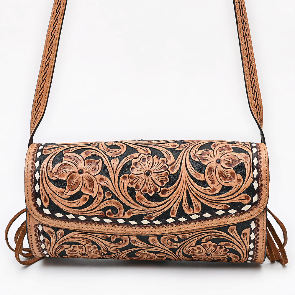 American Darling Organiser Bag Beautifully Hand Tooled Leather women