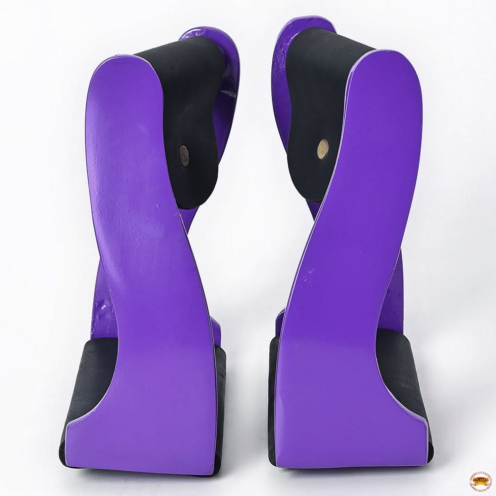 HILASON 3 in Neck Western Horse Heavy Duty Iron Saddle Stirrups Pair