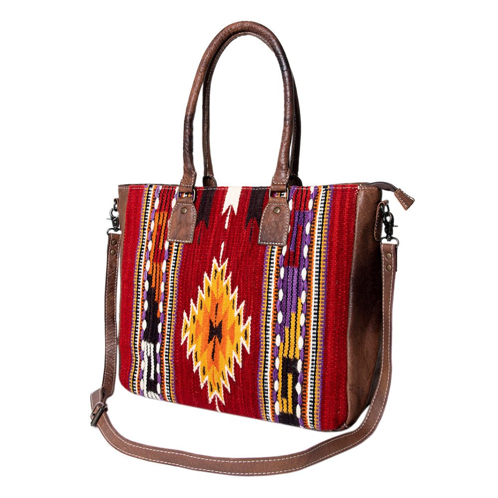 American Darling Tote Saddle Blanket Genuine Leather women bag western handbag purse