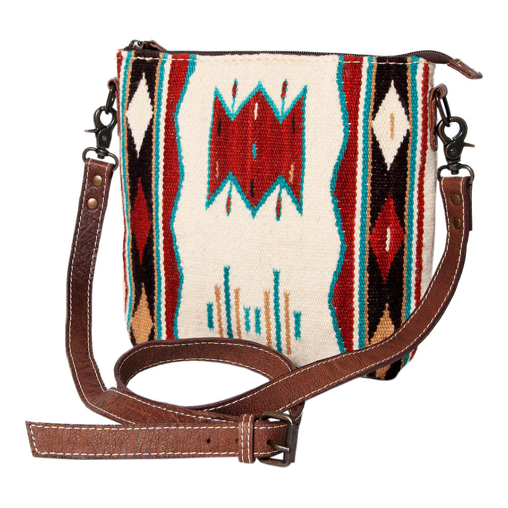 American Darling ADBG1006A Large Crossbody Saddle Blanket Genuine Leather women bag western handbag purse