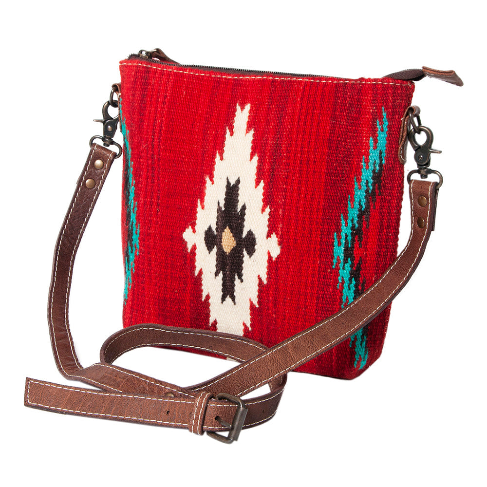 American Darling ADBG1006A Large Crossbody Saddle Blanket Genuine Leather women bag western handbag purse