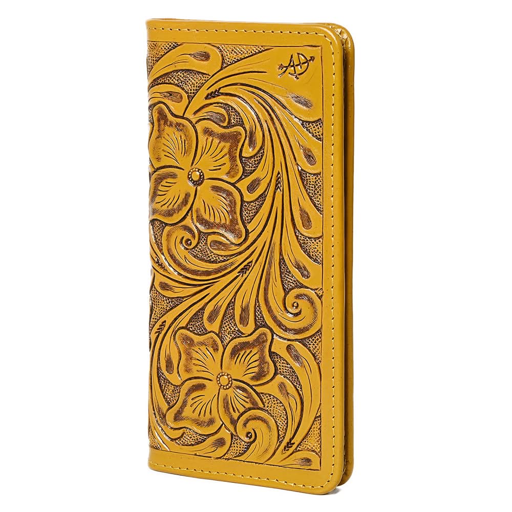 American Darling Wallet Hand Tooled Genuine Leather Women Bag Western Handbag Purse