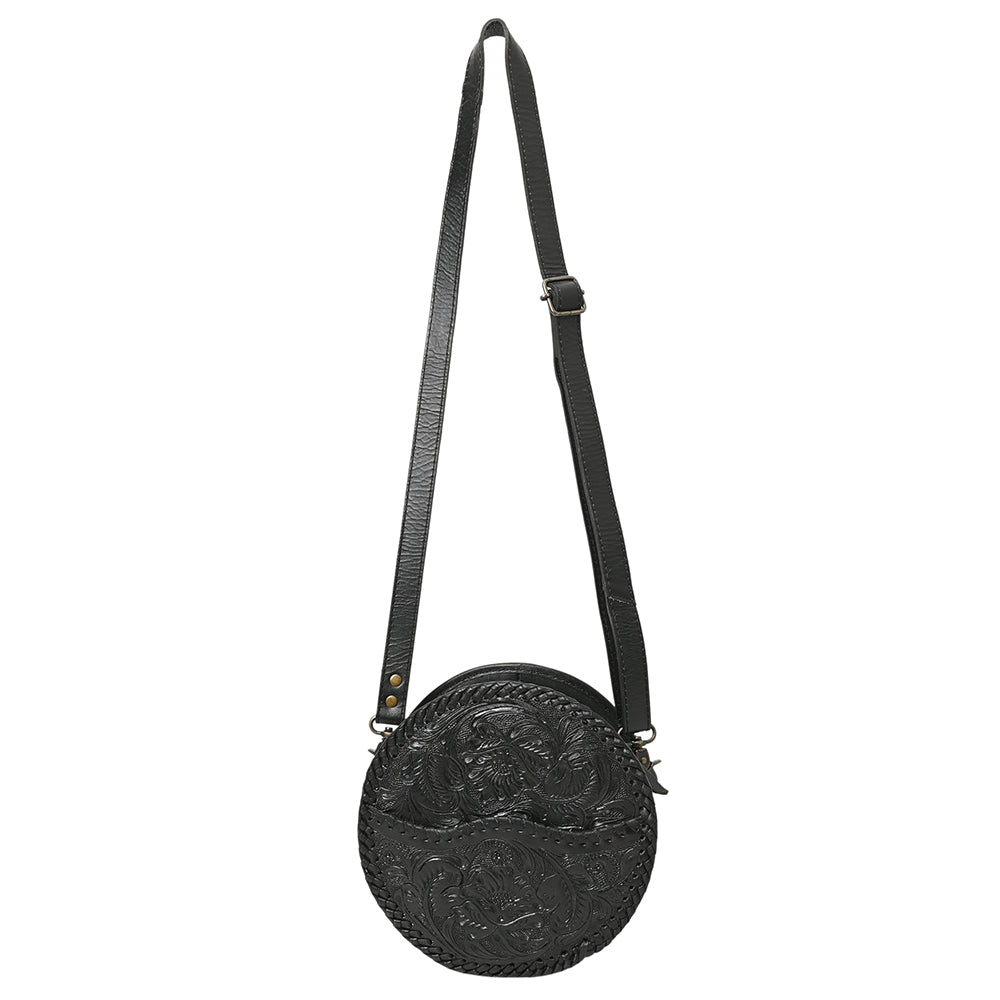 American Darling Canteen Hand Tooled Genuine Leather Women Bag Western Handbag Purse
