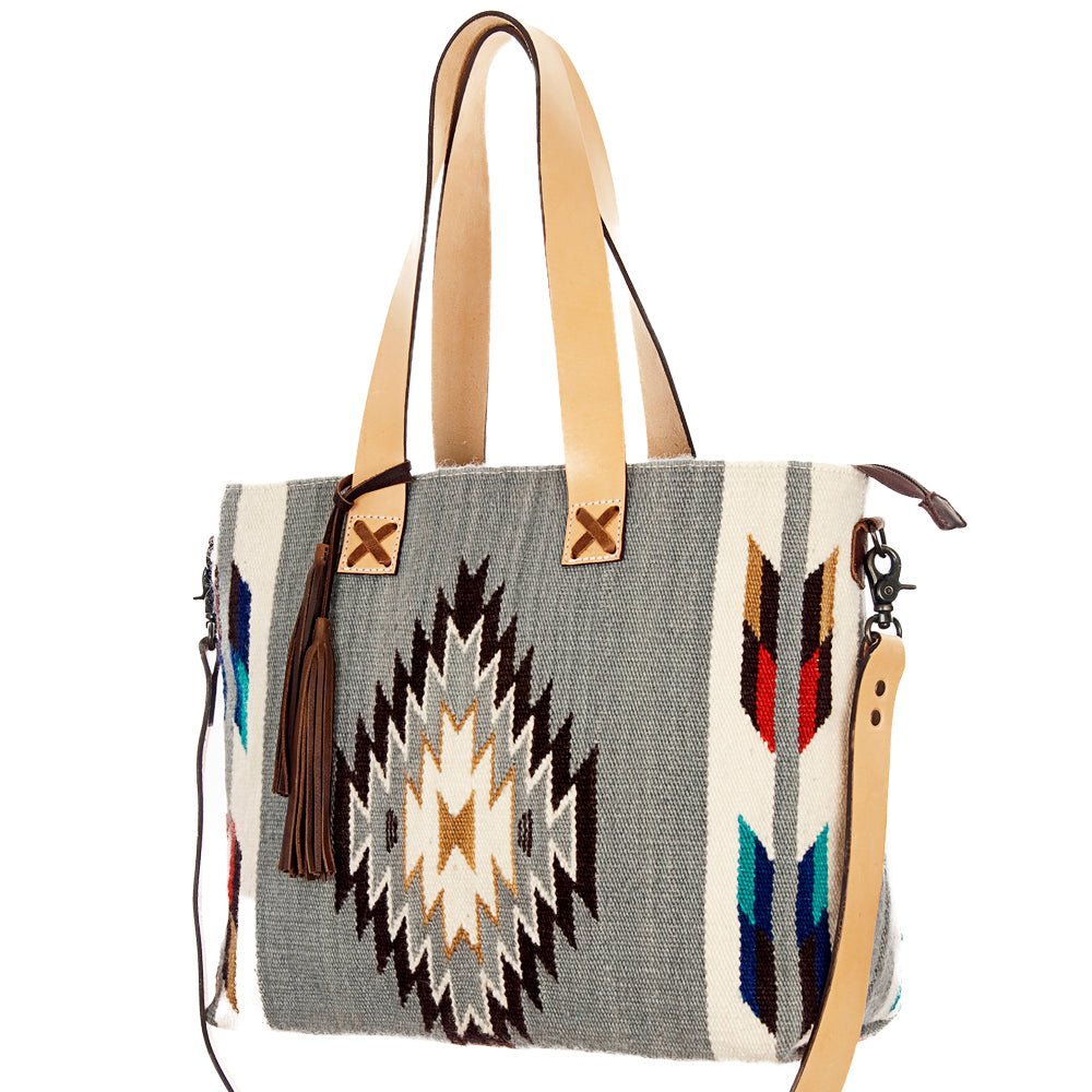 American Darling ADBG573D1 Tote Saddle Blanket Genuine Leather Women Bag Western Handbag Purse