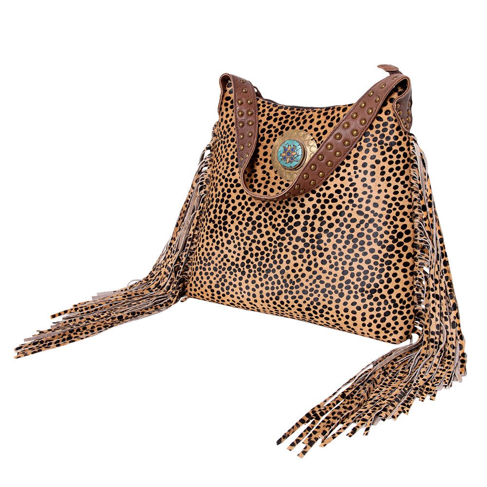 American Darling Hobo Hair-On Genuine Leather Women Bag Western Handbag Purse