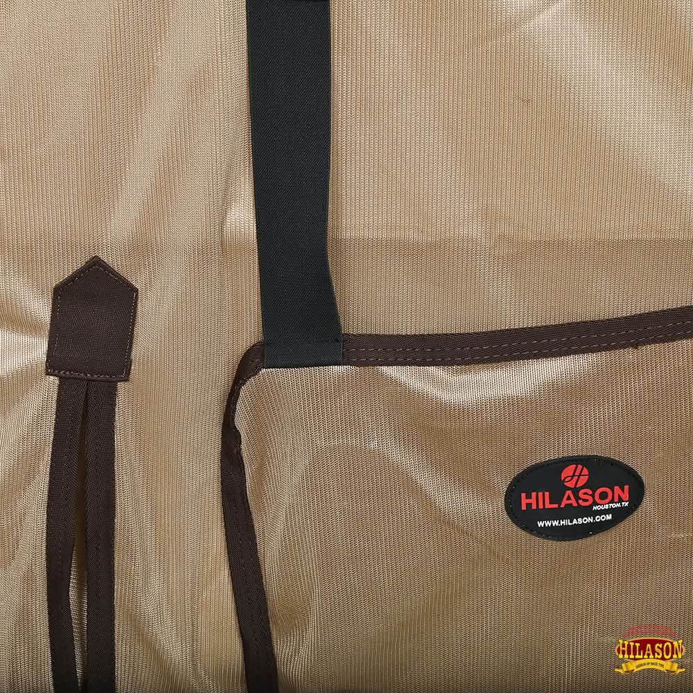 HILASON Horse Fly Sheet UV Protect Mesh Bug Mosquito Summer Spring Gold