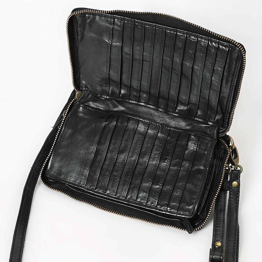 Spaghetti Western Organiser Genuine Leather Women Bag Western Handbag Purse