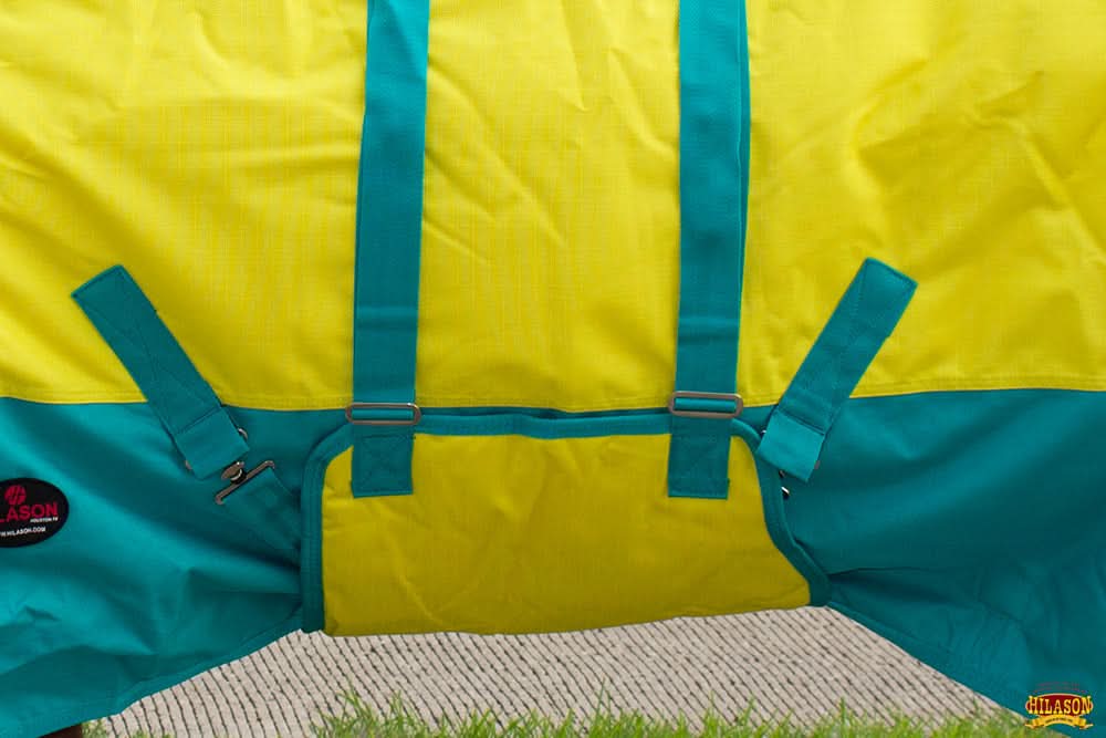 HILASON 1200D Winter Waterproof Turnout Horse Blanket Belly Wrap Neck Cover