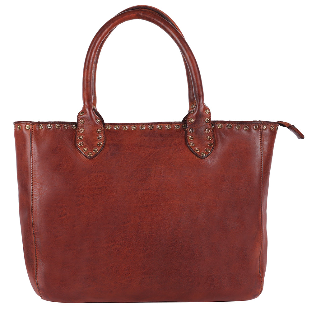 Spaghetti Western Tote Genuine Leather women bag western handbag purse