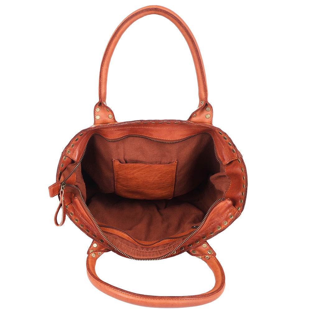 Spaghetti Western Tote Genuine Leather women bag western handbag purse