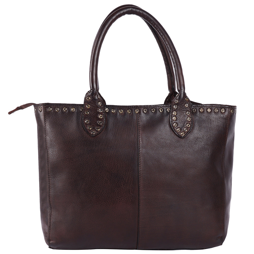 Spaghetti Western Tote Genuine Leather women bag western handbag purse