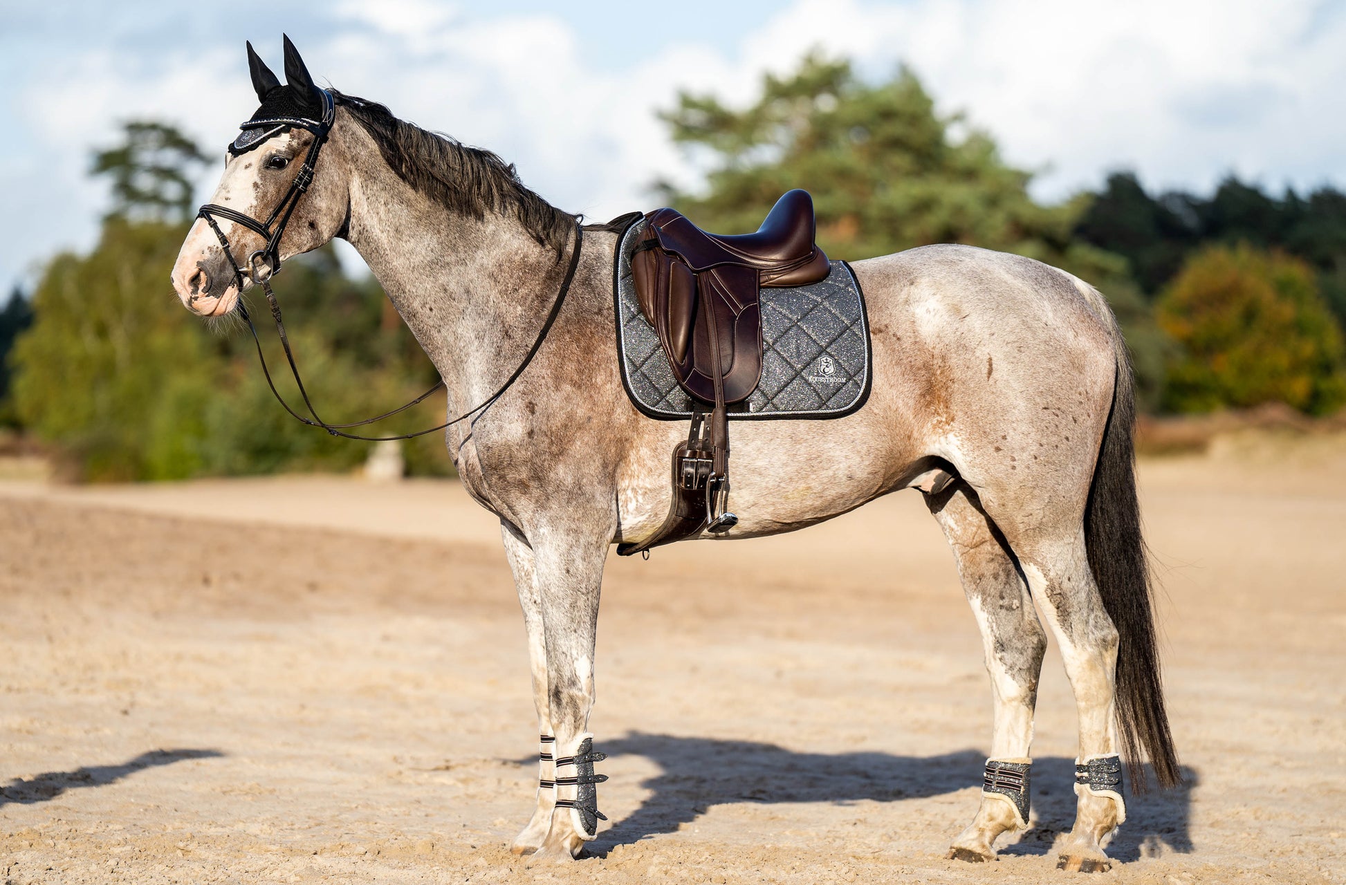 Stardust Grey Saddle Pad