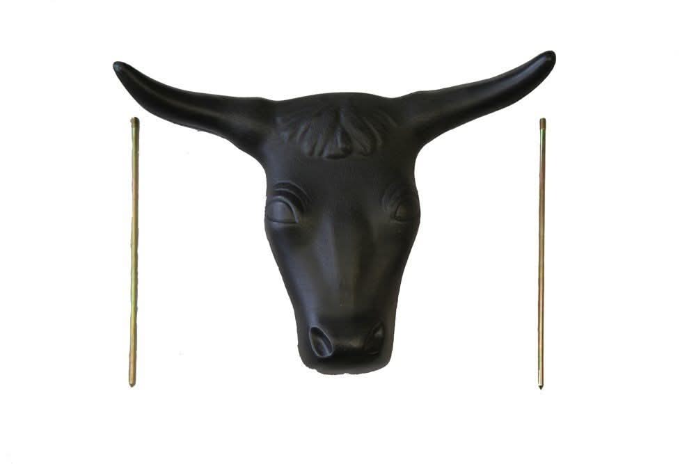 AJ Tack Adult Steer Head Roping Dummy, 20" Horn Spread