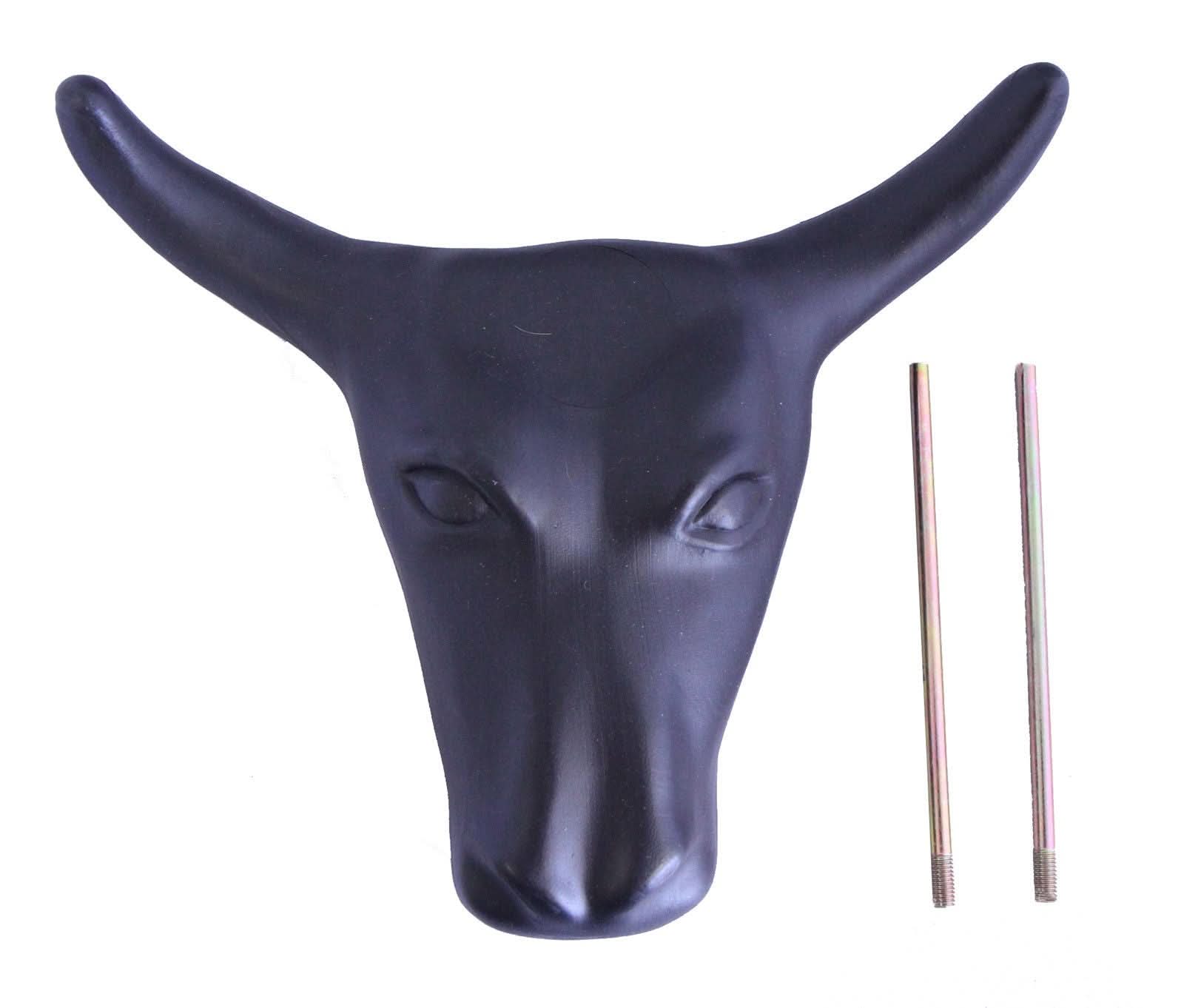 AJ Tack Junior 11" Horn Spread Steer Head Roping Dummy
