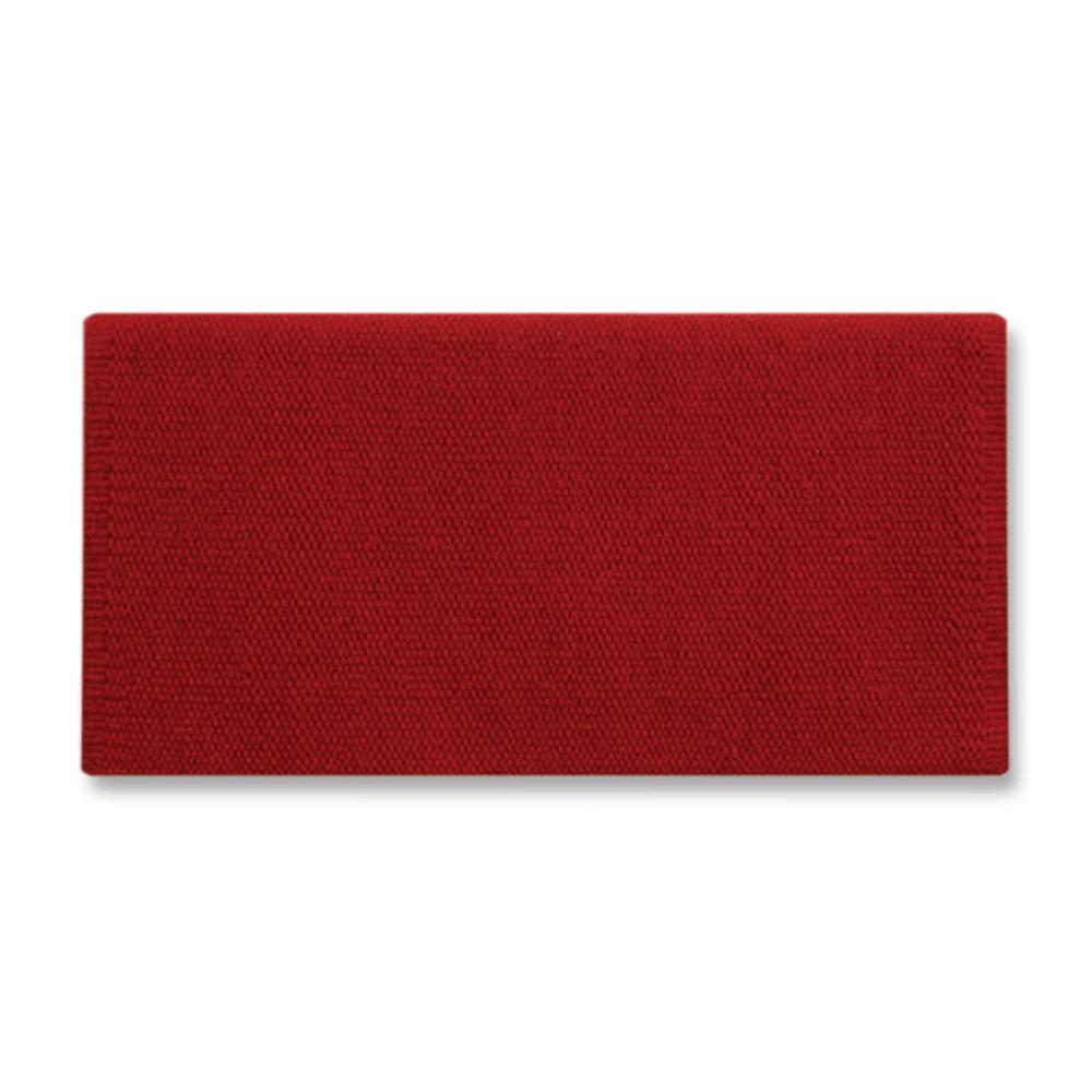 1314-41 San Juan Solid Red Earth 36x34 New Zealand Wool Saddle Blanket