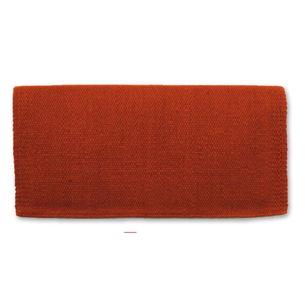 1314-73 San Juan Solid Copper 36x34 New Zealand Wool Saddle Blanket