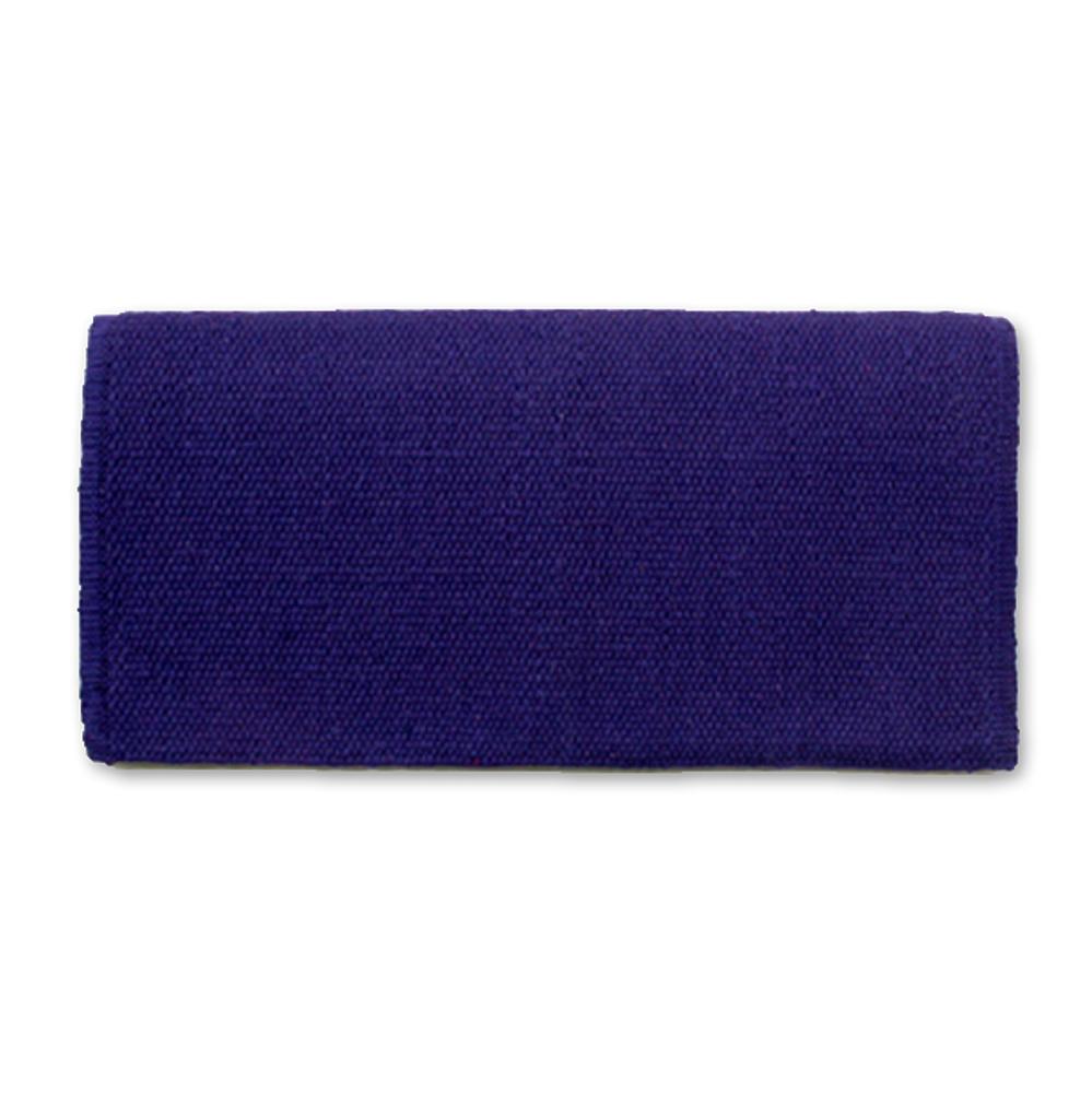 1314C-29 San Juan Solid Show Purple 38x34 New Zealand Wool Saddle Blanket
